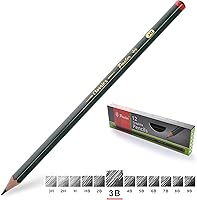 Vista 7 de Pasler Lápices de dibujo profesionales para bocetos gráficos, 12 unidades (2B)