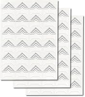 Vista 10 de GOONAVI 10 hojas de 240 esquinas de fotos doradas brillantes sin ácidos, montaje autoadhesivo para suministros de álbumes de recortes de boda, álbum