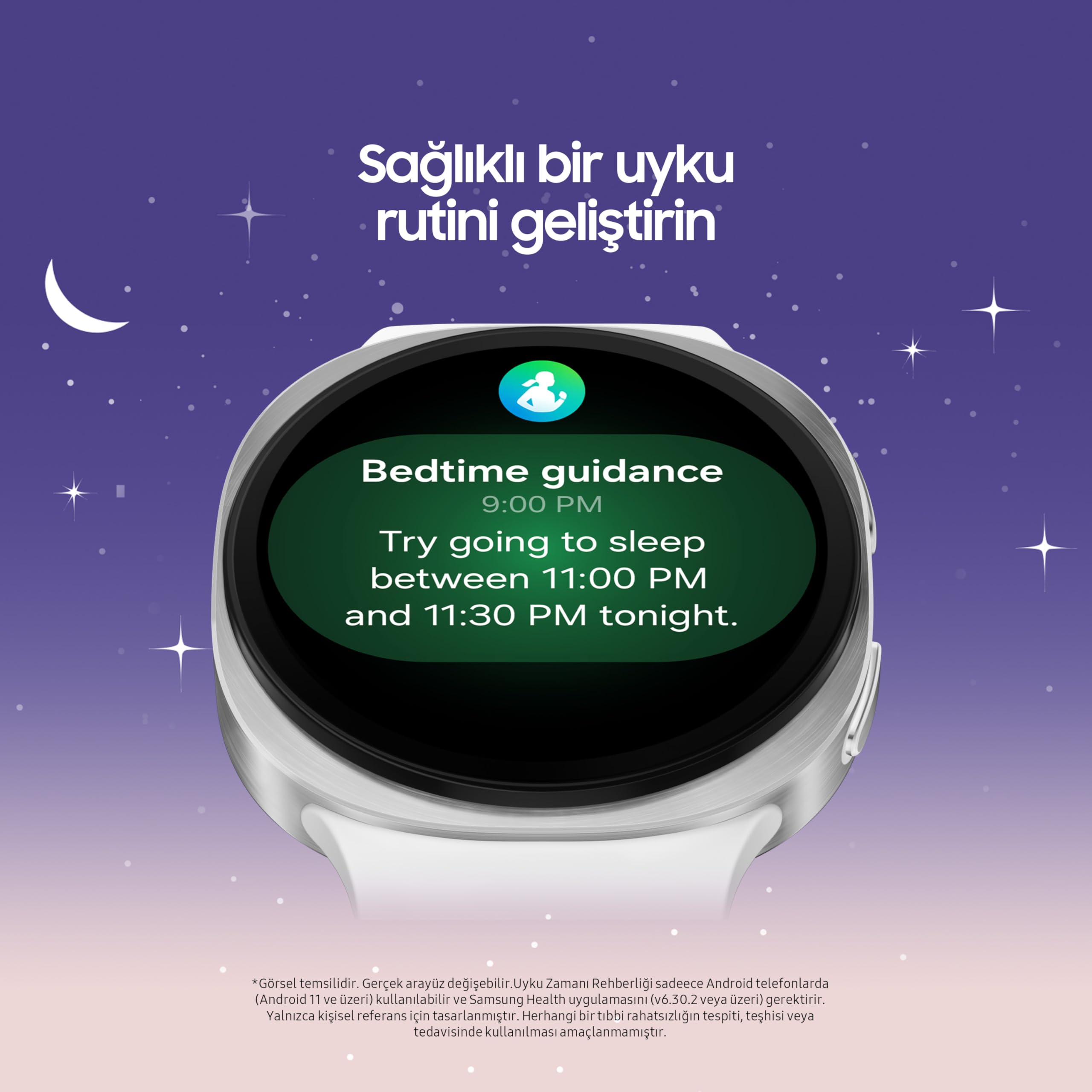Samsung Galaxy Watch8 Silver Montre Intelligente Bluetooth 44 mm