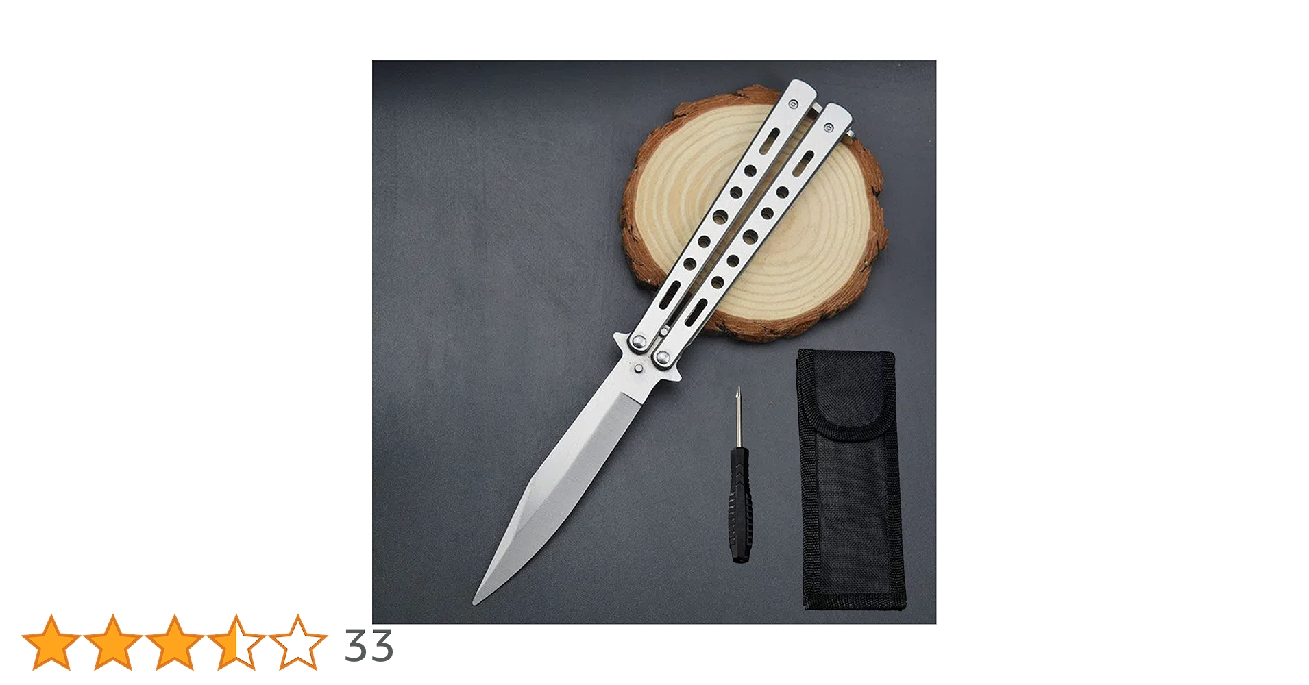 戦闘者∴ 様　確認用　custom order　トレーニングナイフ刃無し Amazon.co.jp: バタフライナイフスクイディクローントレーナー