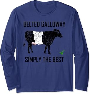 Belted Galloway Simply The Best Vintage Cow Gift Shirt