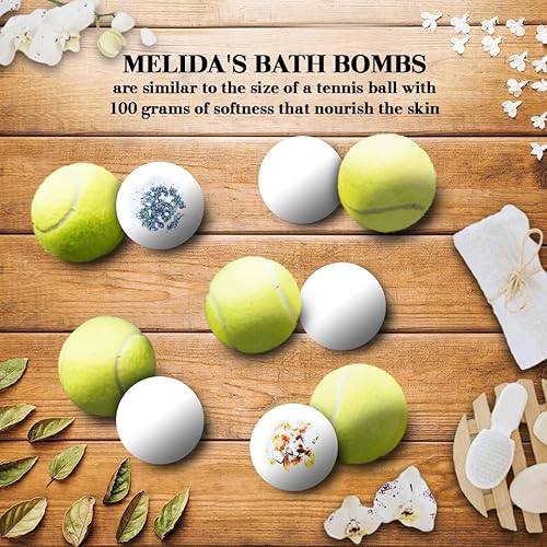 Miniatura 7 de Bombas de baño para mujer, regalo orgánico de primera calidad, paquete de 6 bombas de baño veganas, bombas de baño naturales, lujosas, sin