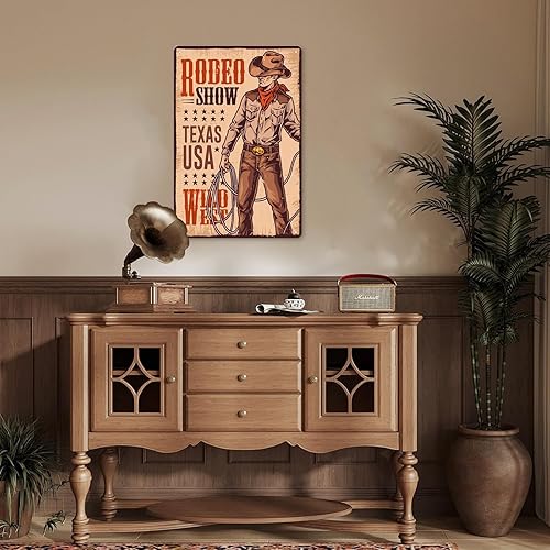 Miniatura 7 de Divertido letrero de bar o cueva de hombre, diseño de rodeo, vaquero salvaje oeste, tradición americana 1881, accesorios para el hogar, bar, sótano,