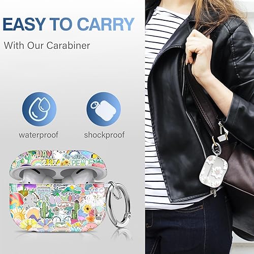 Vista 94 de Maxjoy for AirPods 2nd Generation Case, Unique Design Hard Protective Shockproof Airpods Case Cover with Keychain Compatible with Apple AirPods Sea