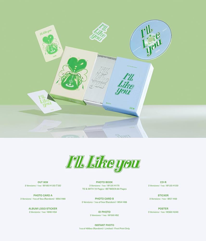 Amazon.co.jp: ILLIT 2nd Mini [I'LL LIKE YOU 3 SET (TO/WITH