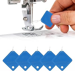 5-Piece LB 2025 Universal Square Metal Needle Threader Kit for Quick Insertion