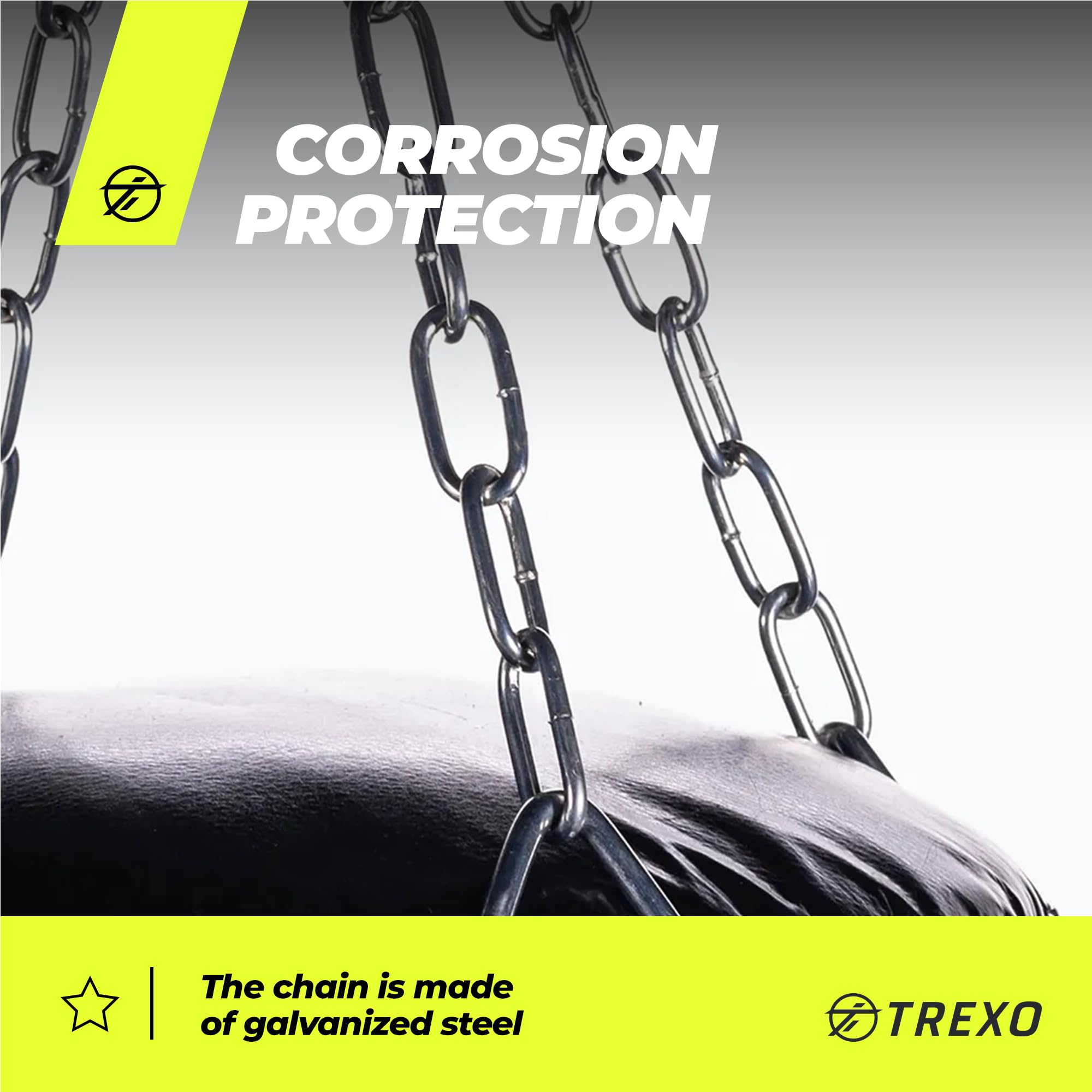 TREXO Saco de Boxeo 120|150 cm Piel PU Duradera Resistente al Desgaste Relleno con un Sistema de Absorción de Impactos Ideal para Entusiastas del Boxeo