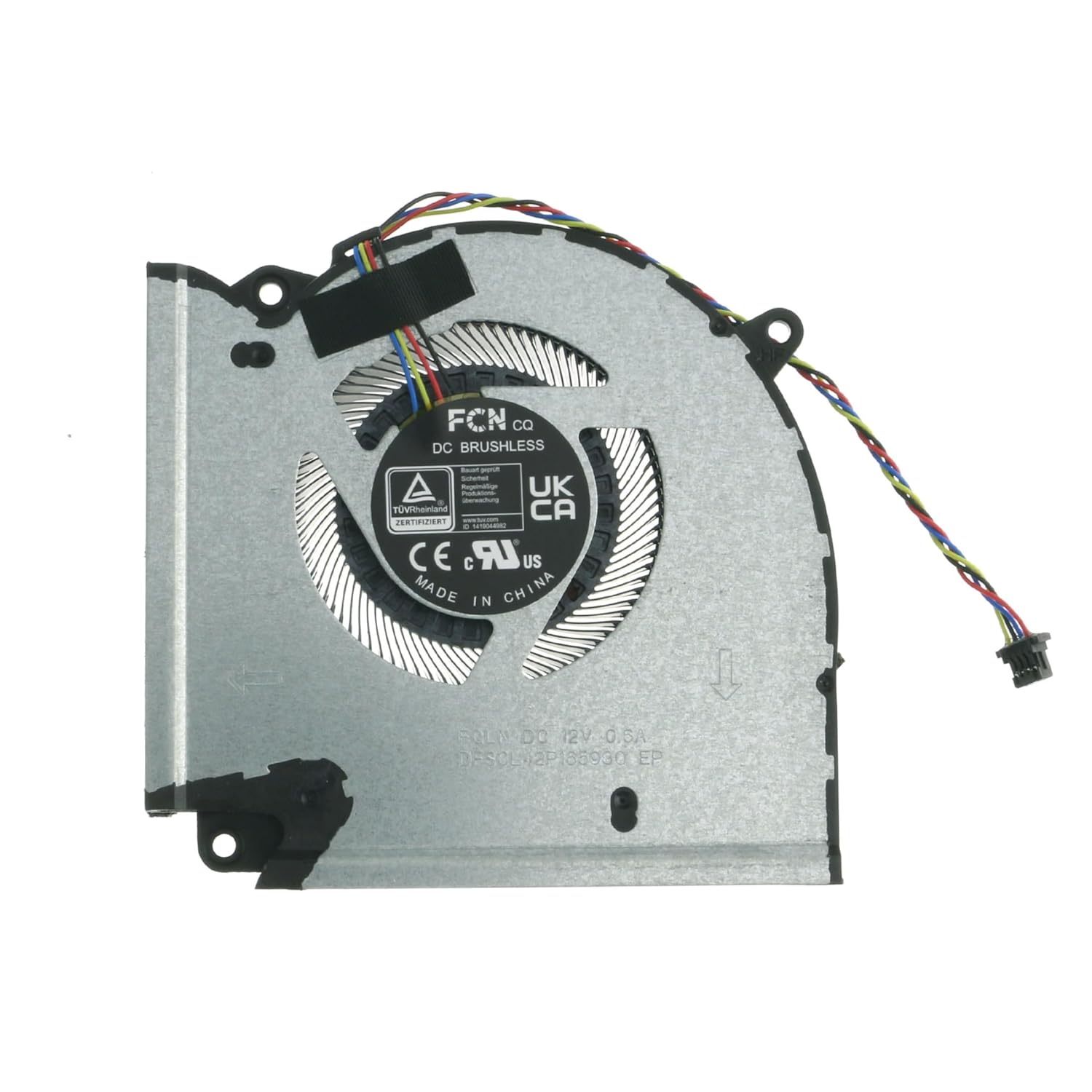 Replacement Parts CPU and GPU Cooling Fan for Asus G713PV G713PU G713PI Series FQLP DFSCL42P06593Q FQLN DFSCL42P16593Q 12V 0.6A Fan 13NR0C50P01011, 13NR0C50P02011