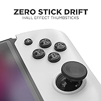 Vista 4 de Nitro Deck - Professional Handheld Deck with Zero Stick Drift for Nintendo Switch and Switch OLED (White)