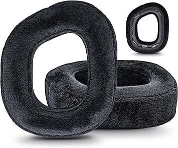 HS80 Ear Pads Compatible with HS80 Headset I Thicker Enhanced Memory Foam - More Comfortable Velour