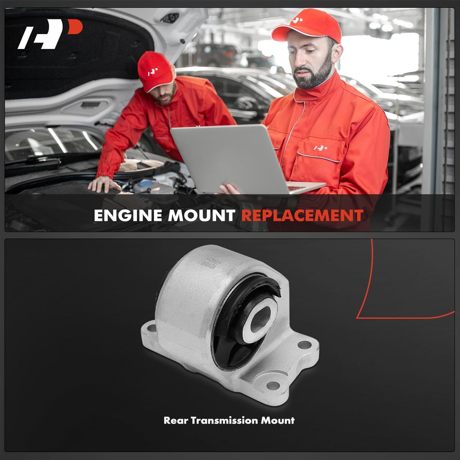 A-Premium Rear Side Transmission Mount Compatible with Land Rover Range Rover 2020, Range Rover Sport 2014-2022, Discovery 2017-2023, Defender 110 2020-2023, Defender 90 2021-2023, LR3, LR4