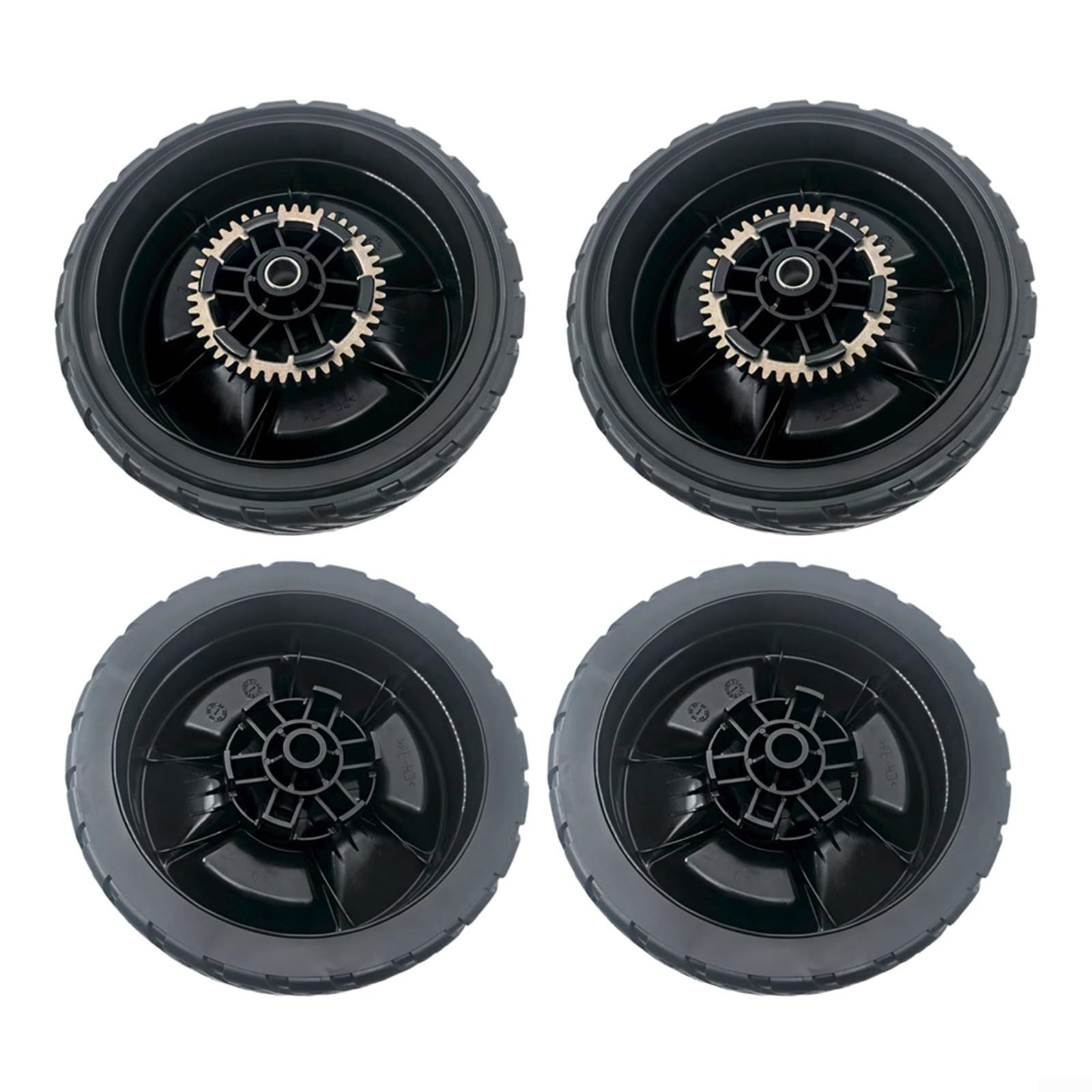 Ruedas para cortacésped y kit de engranajes de transmisión de 12 dientes, 8 pulgadas de diámetro y 2 pulgadas de ancho, para Honda HRN216 VKA VKAA para vla VLAA VYA VYAA 44710-VR8-N00ZA
