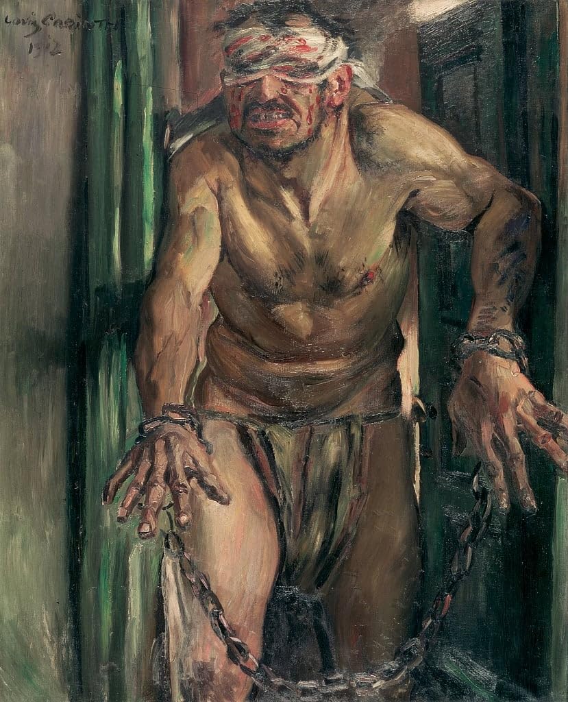 Poster The Blinded Samson Lovis Corinth 50x70 cm pour salon - 4