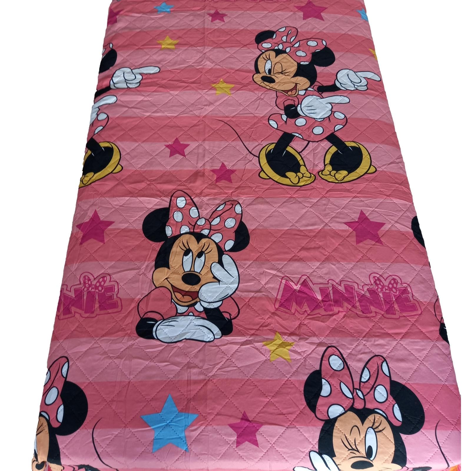 Trapuntino Singolo Primaverile Estivo Personaggi Cartoons Copriletto Trapuntato Leggero Bambini (Minnie)