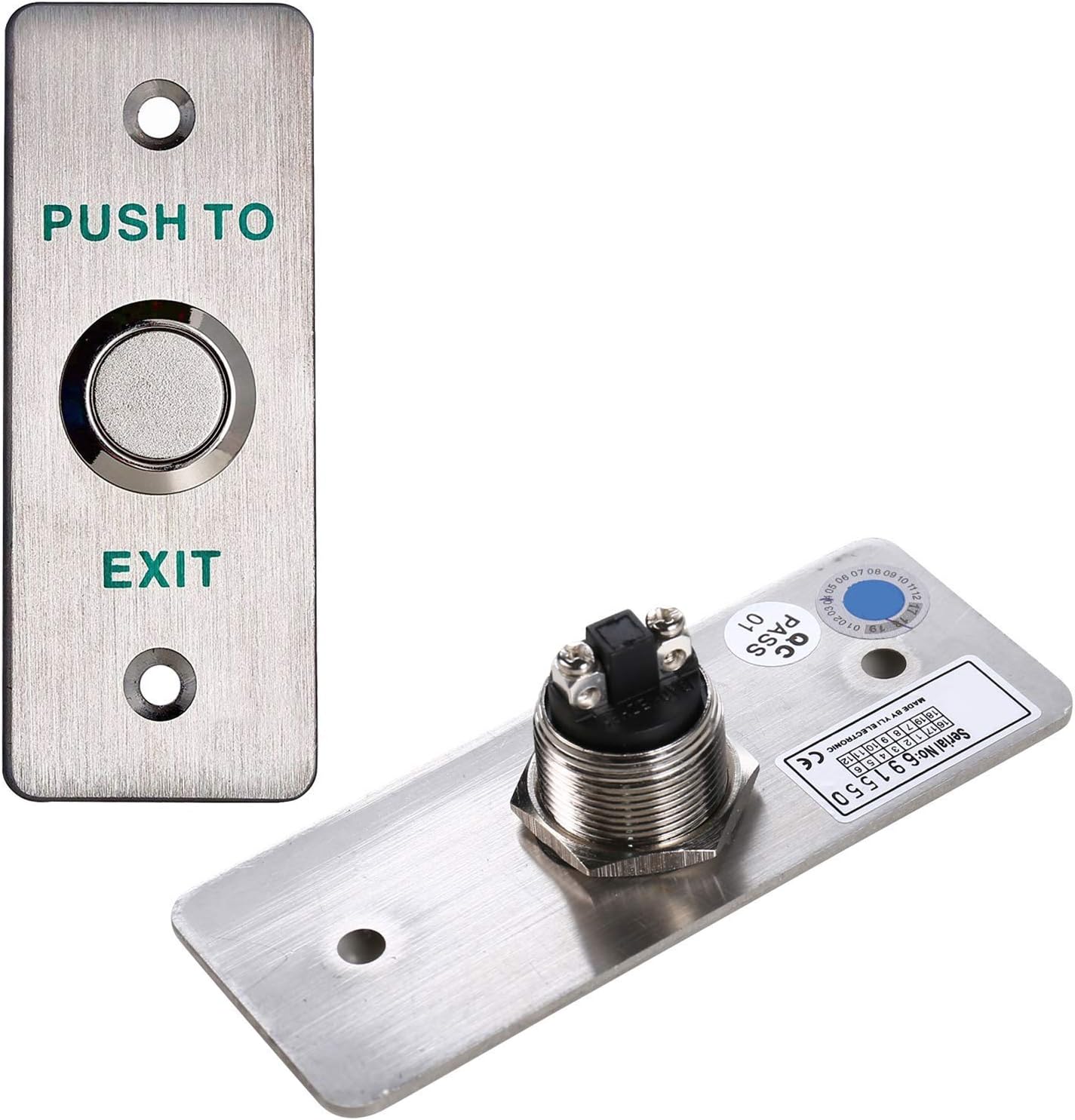 UHPPOTE Wiegand 26 bits Network TCP/IP RFID Access Control Board Kit w/Metal AC110V Power Box for 4 Doors