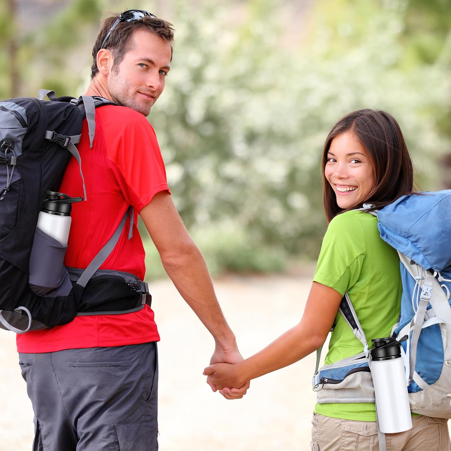 CHENGU Water Bottle Bulk 20 oz Aluminum Reusable Bottles Lightweight Snap Lid Water Cups Easy Carry Leak Proof Travel Tumbler for Gym Sports Camping Hiking Fishing - Image 6