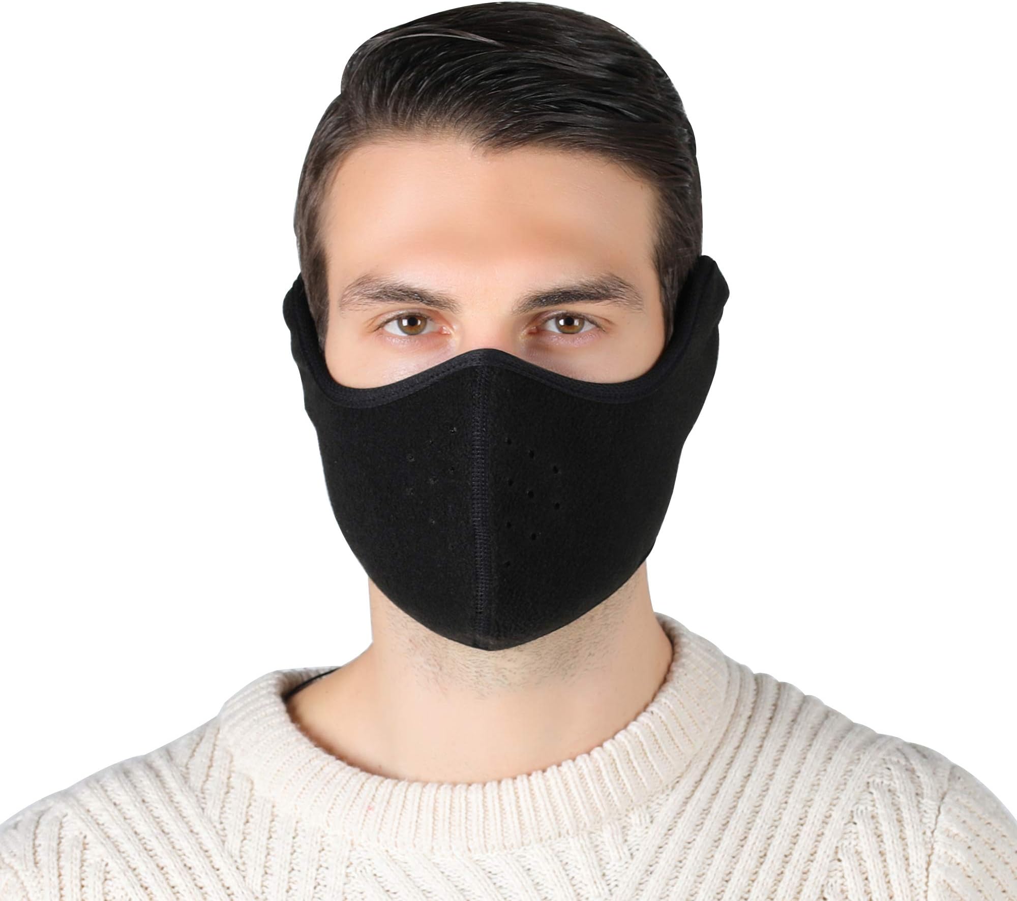 Unisex Winter Ski Mask Outdoor Protect Face Cover Earmuffs Balaclava Cycling Bicycle Motorcycle Maskโฆ