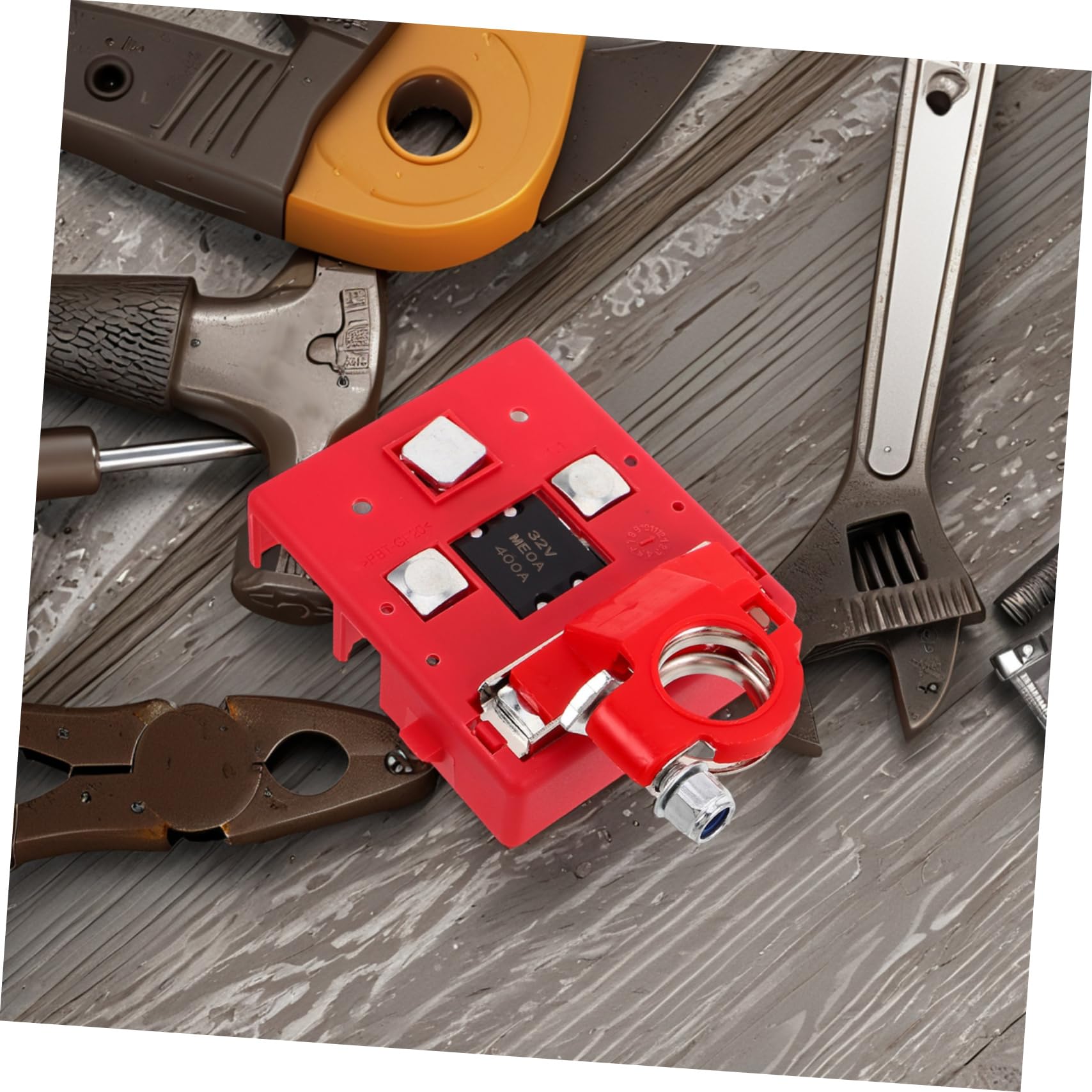 CHILDWEET Batteria Terminali Connettori Adattatori Auto Elettrico Blocco Terminale Kit Morsetto Cavo Terminale Collegamento Potenza Supporto Parte Superiore Clip Estranea Batteria