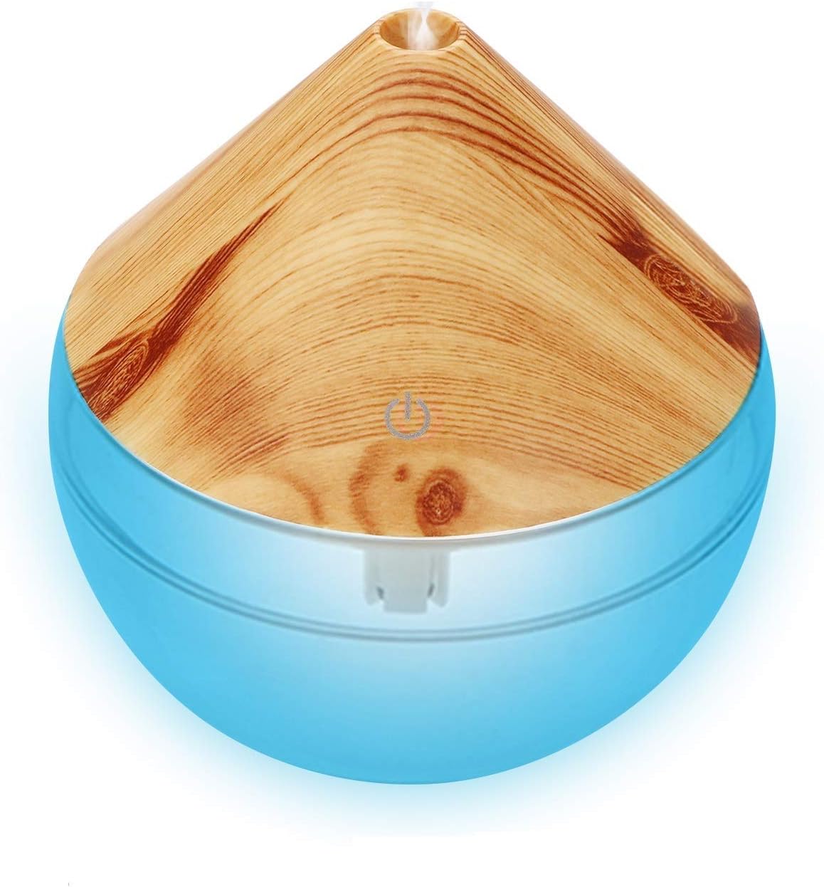 Yikaich,Humidifier, Mini Air Humidifier, with Cool Mist Waterless Auto Shut-off, Ultrasonic Humidifier Portable, with 7 Colour Changing Led Lights（300ml Pack）