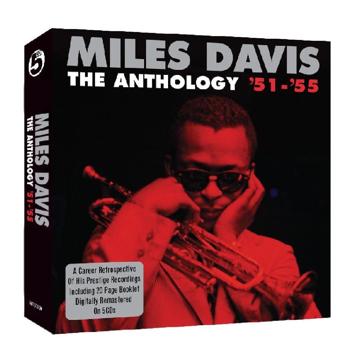 Miles Davis The Anthology 51-55 5-CD NEW SEALED Jazz Blue Period/Haze/Moods/Dig+