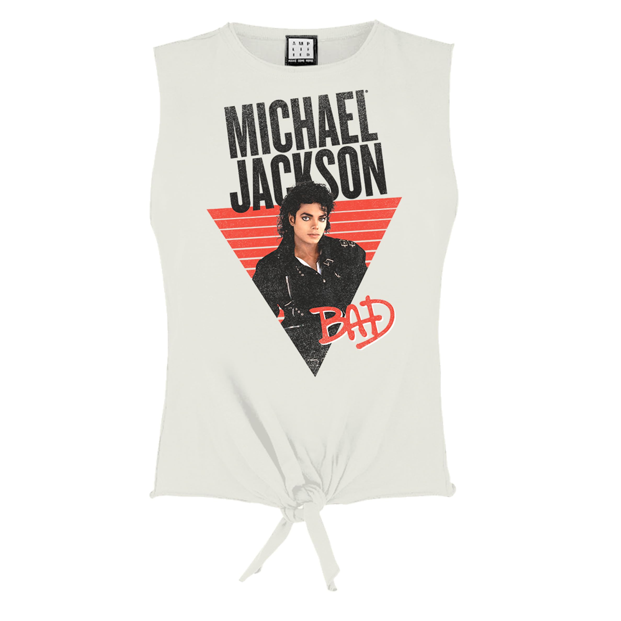 Amplified Michael Jackson – Camiseta sin mangas para mujer, diseño retro