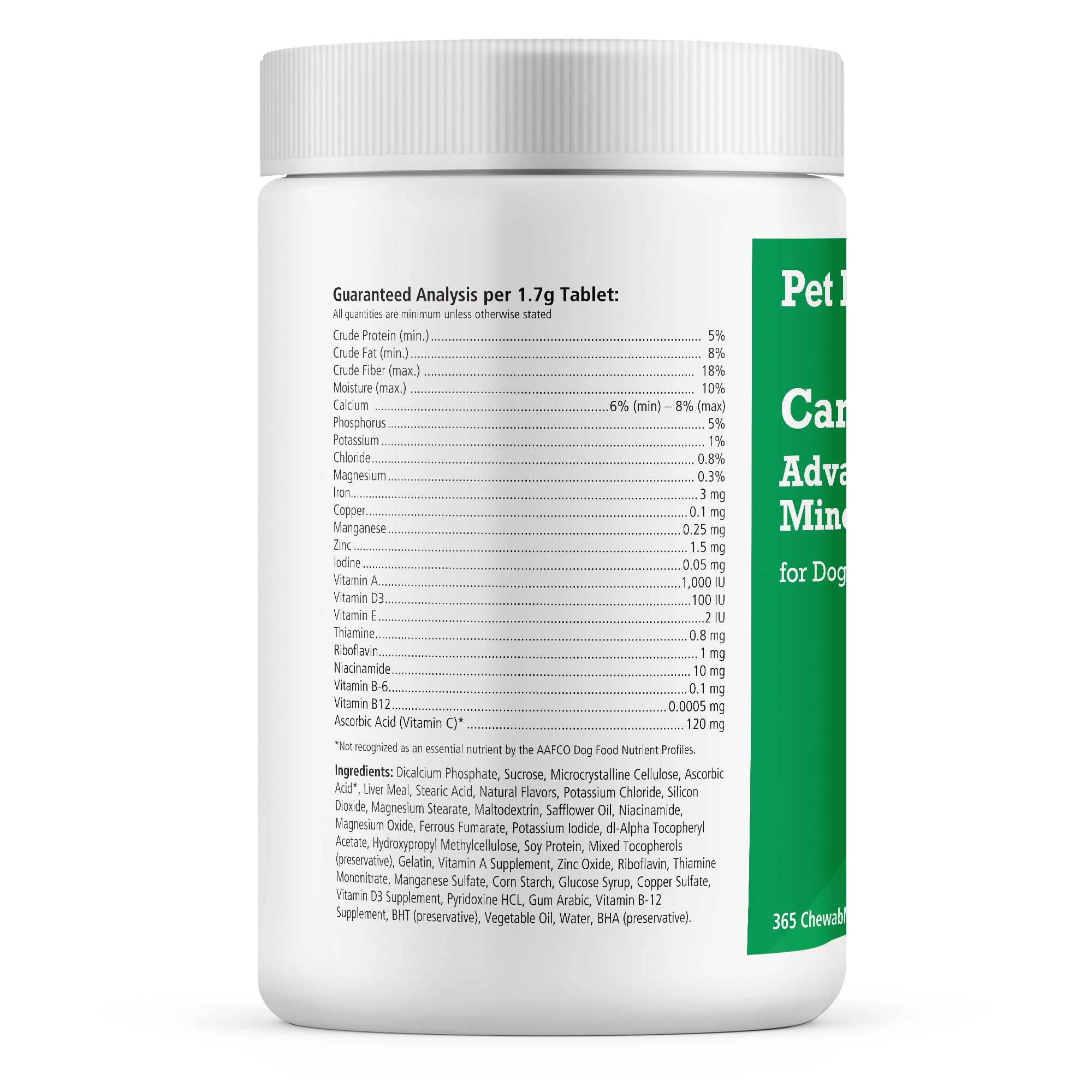 Pet MD - Canine Tabs Plus 365 Count - Advanced Multivitamins for Dogs - Natural Daily Vitamin and Mineral Nutritional Supplement - Liver Flavored Chewable Tablets - image 2
