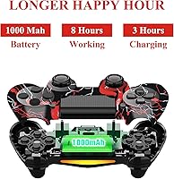 Vista 3 de CFORWARD Wireless Controller for Play4SlimProPC,Remote Game Controller,Replacement for Pa4 Gamepad Controller with 3.5m