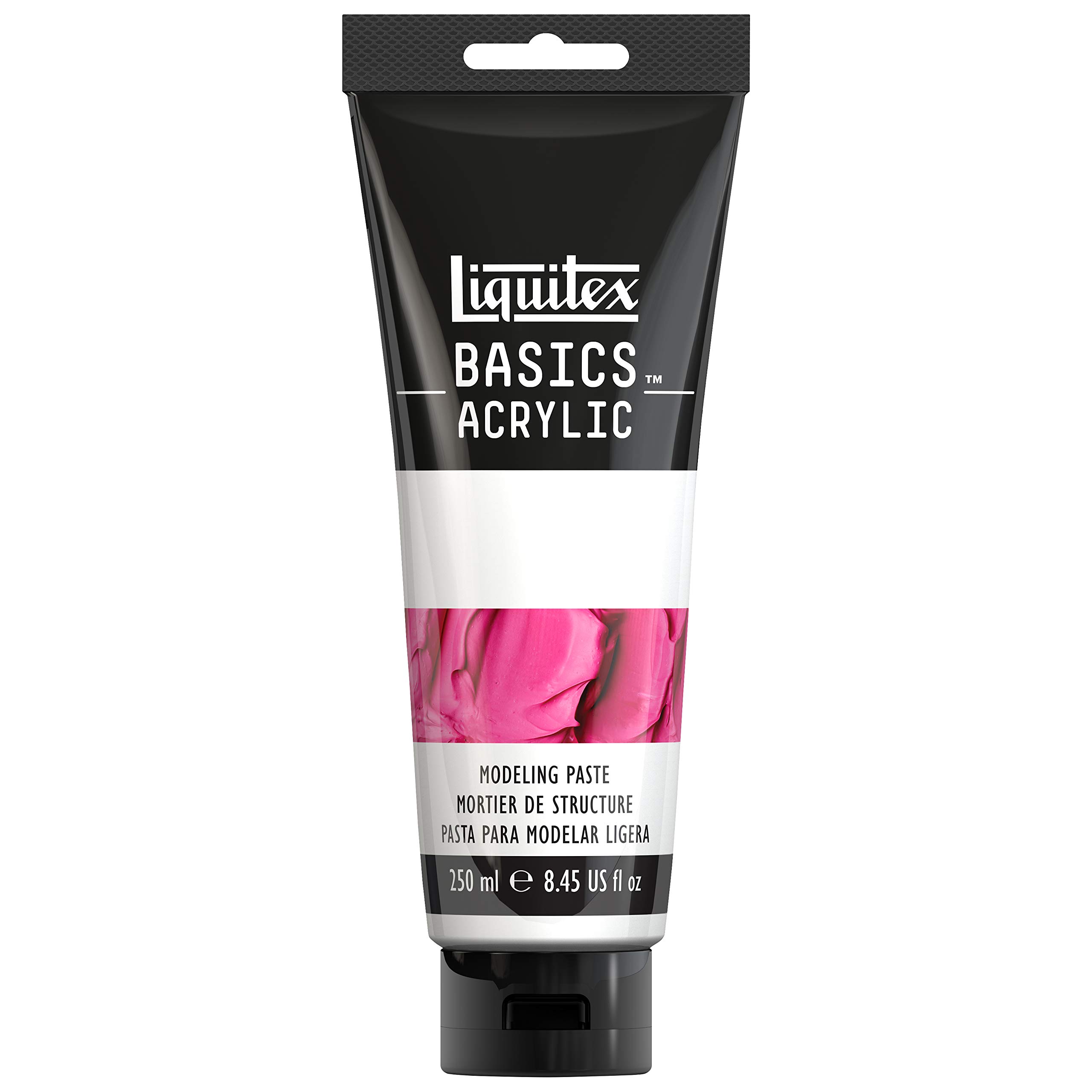 LIQUITEX 1041009 Basics Modeling Paste, 250ml Volume, Pack of 3, Transparent