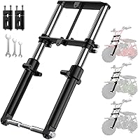 Vista 13 de Kit de Suspensión FRP Minibike - Horquilla Frontal para Mini Bicicleta, Compatible con Monster Mega Moto MMB80 MMB105 80cc 105cc Motovox MBX10 MBX11
