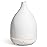 InnoGear Oil Diffuser, 300ML Ceramic Diffuser for Essential Oils Handcrafted Aromatherapy Diffuser Ultrasonic Cool Mist Humidifier with 4 Timers Waterless Auto Off for Room Office, White Base