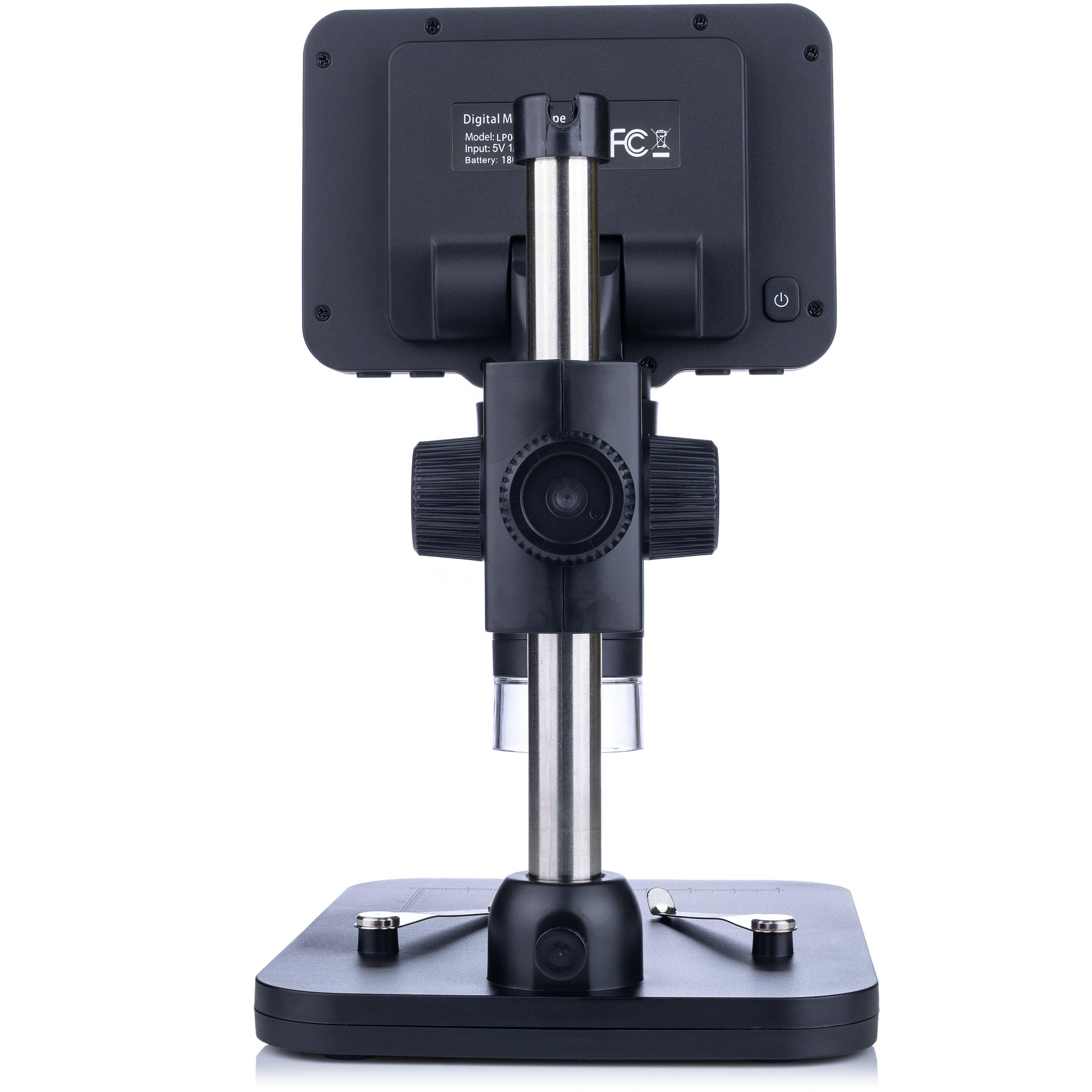 Rosfix Microscopio Digitale LP043-Z01C – Display LCD 4,3", Zoom Digitale, 8 LED Regolabili, 12MP, USB-C | Analisi Elettronica, Biologia, Gioielli | Microscopio Portatile