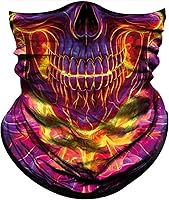 Vista 164 de Obacle - Tapabocas con cuello polar y de estilo de pañuelo contra el polvo y el sol para hombre y mujer