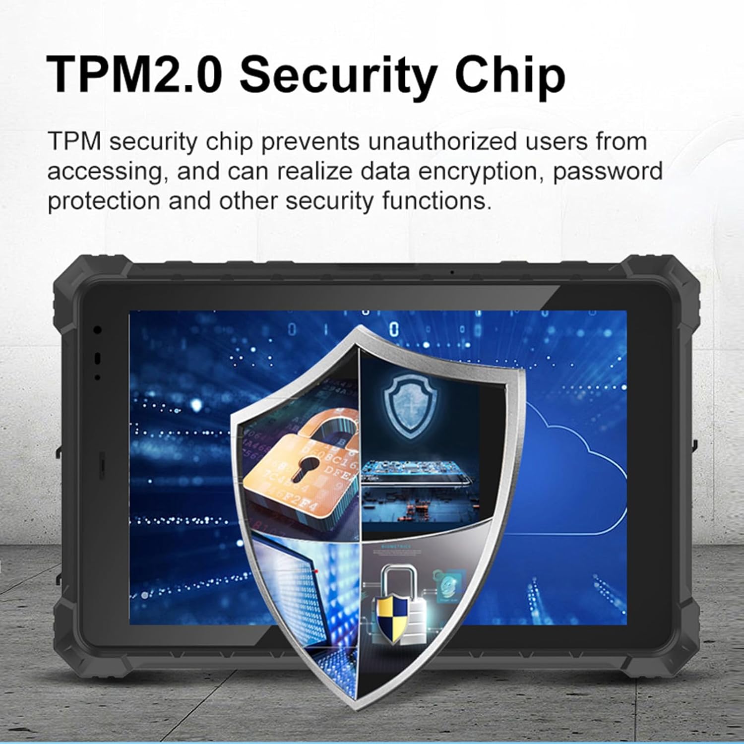 8 inch Rugged Tablet, Windows 11 Tablet, 8GB+128GB, Intel N5100,GPS Heavy Duty Industrial Outdoor Work Tablets PC, Bluetooth 5.1, Dual Wi-Fi for Enterprise Work Field (4G)