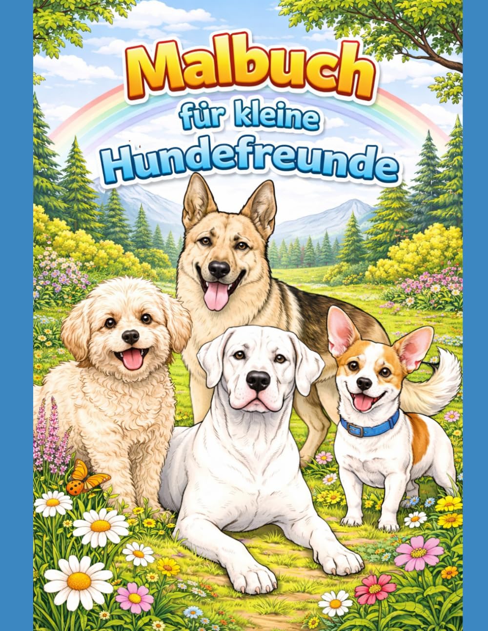 Malbuch für kleine Hundefreunde: Mit über 50 Hunderassen zum Ausmalen