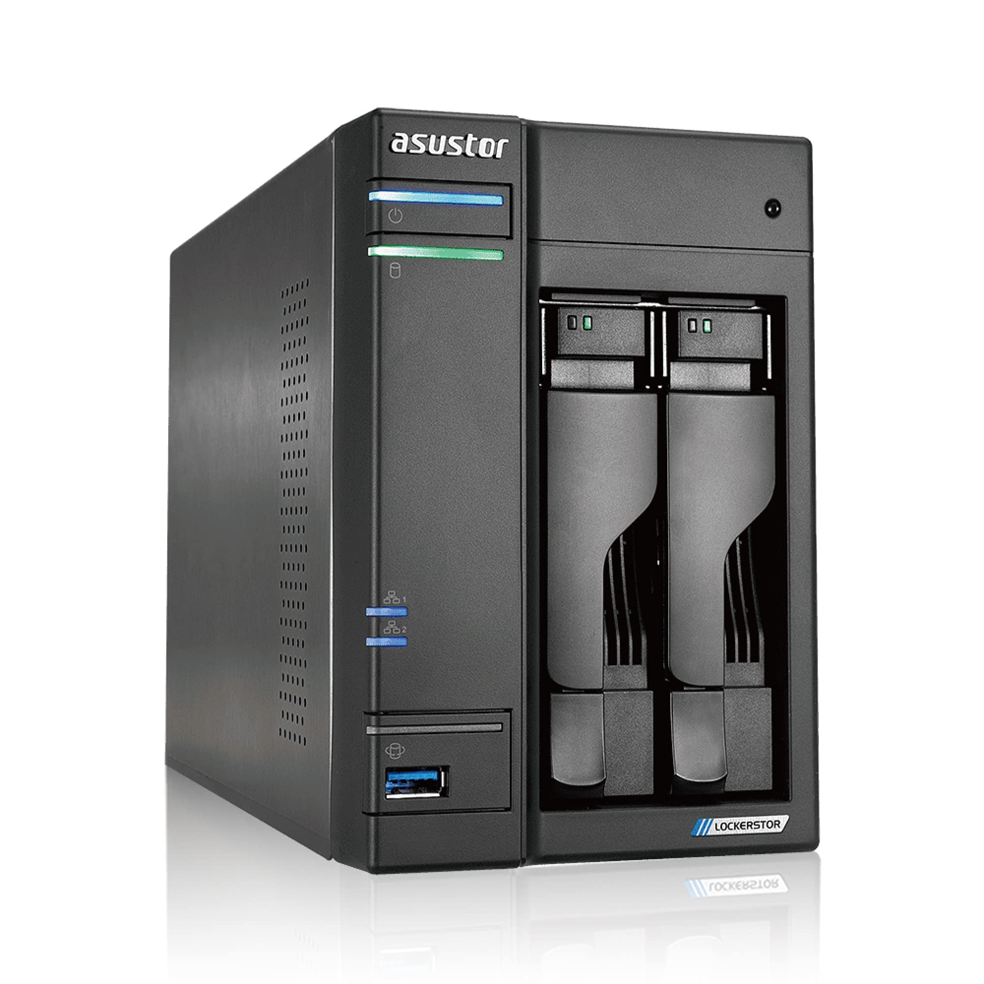 Asustor AS6602T Serveur 2 baies 12 To avec 2 x Seagate IronWolf 6 To