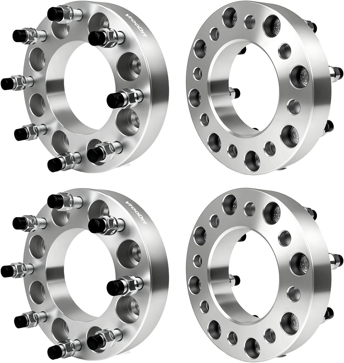 8x6.5 to 8x180 1.5" Wheel Spacers For Chevrolet Avalanche 2500 C2500 C3500 Express 2500 3500 K2500 K3500 Silverado 1500 2500 3500 HD Suburban For GMC For Hummer | Wheel Spacers Adapters 4PC