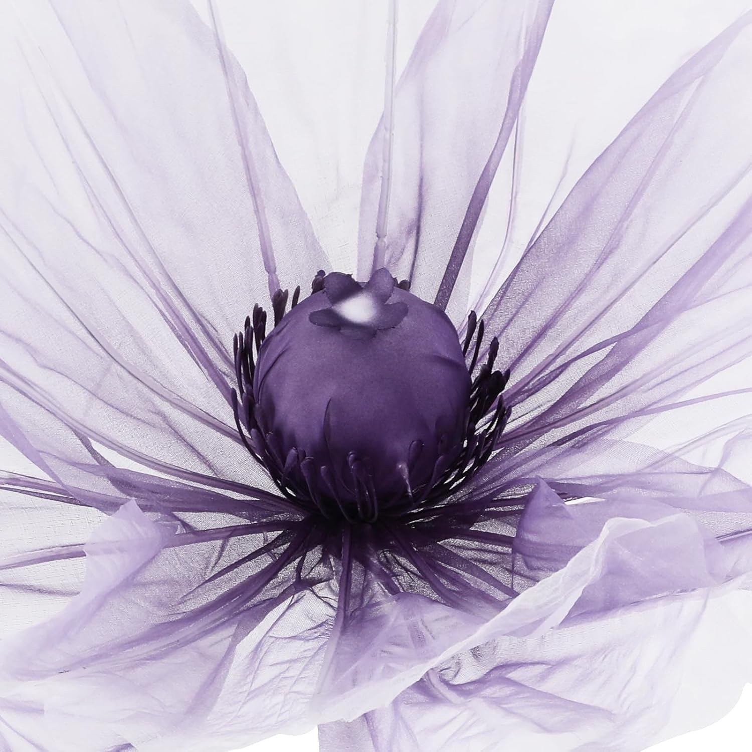 Giant Flowers for Decoration, 67in Large Artificial Flower for Wedding Reception Birthday Halloween Party Background Baby Shower Shop Window Display Photography Props Home Décor (Purple)