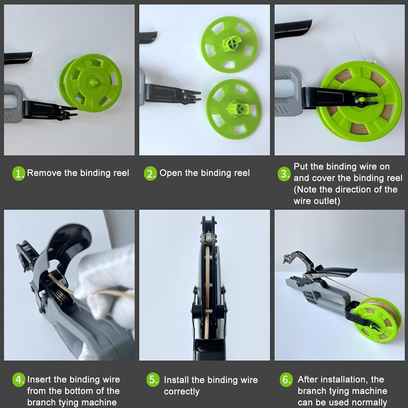 Máquina eléctrica para atar plantas, alicates semiautomáticos portátiles para viñedos, diámetro máximo de flexión de 45 mm, incluye 20 correas de vendaje para uva, jardinería vegetal