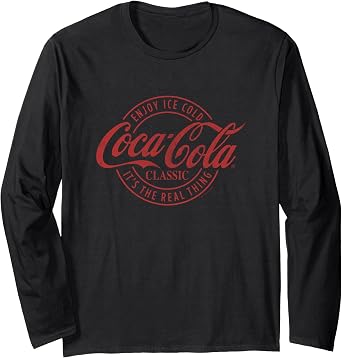 Coca-Cola Enjoy The Cold Classic Red Label Long Sleeve T-Shirt