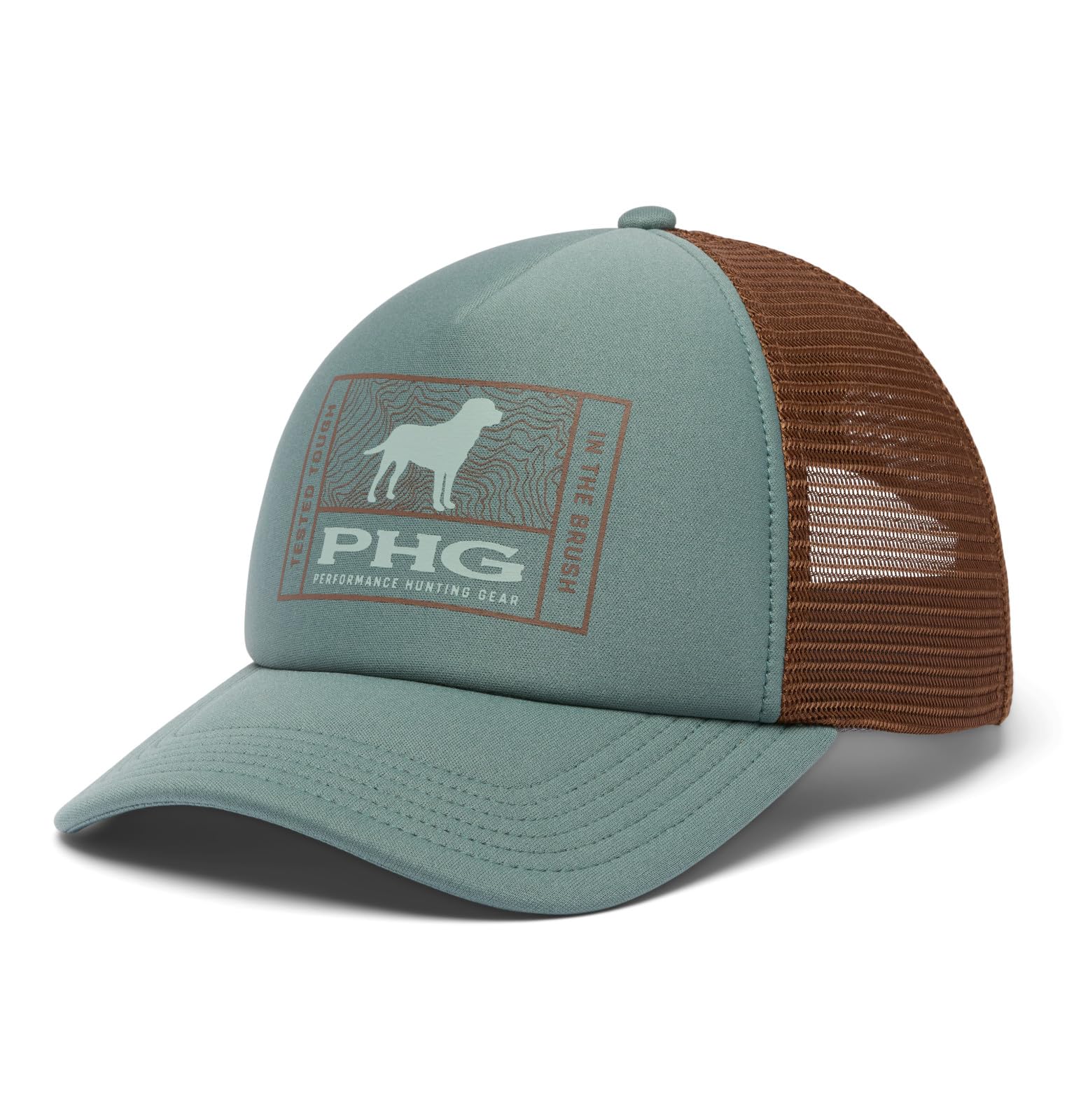 Columbia Unisex PHG Timberbuck Foam Trucker, Pond/Tobacco/Dog Patch, One Size