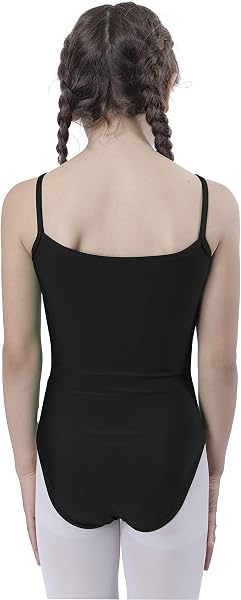 Carnavalife Maglia da balletto da bambina, senza maniche, con scollo rotondo, ideale per palestra, feste - 3
