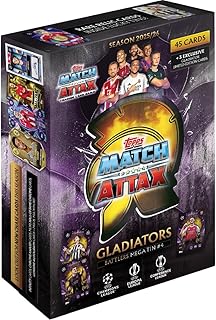 Topps UCC Match Attax 2025/26 - Mega Tin - Battlers - contains 45 Match Attax cards plus 3 exclusive Gladiators LE cards.