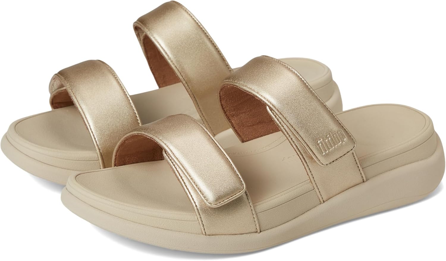 FitFlop Women's, F-MODE GO Adjustable Two-Bar Slide Sandal