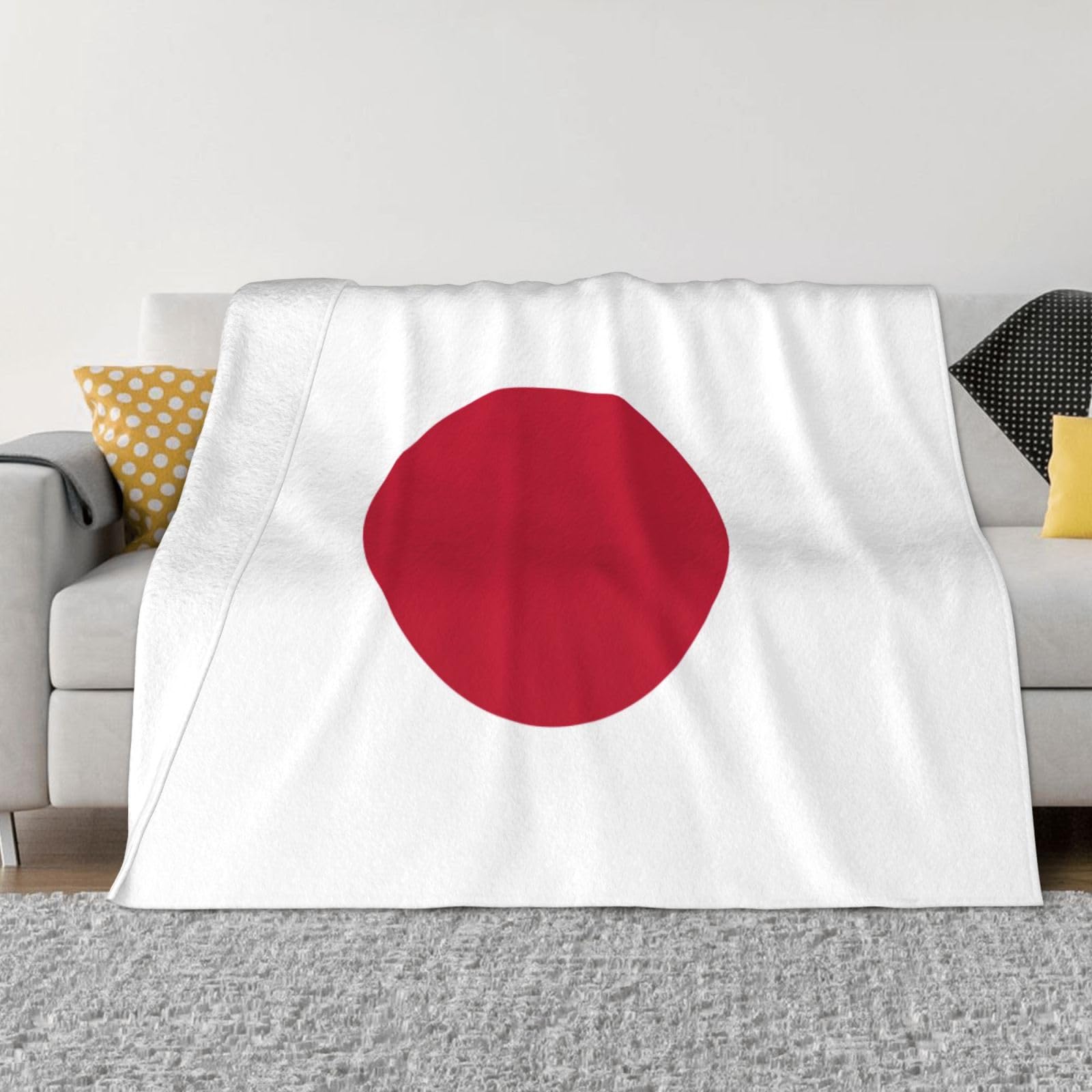 Couverture flanelle japon pour soirées cocooning sur le canapé