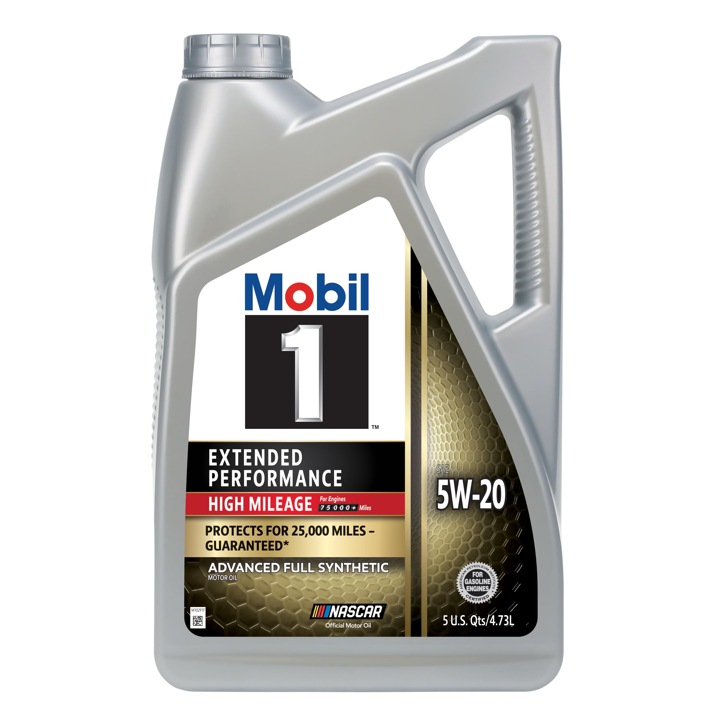 Mobil 1 Extended Performance High Mileage Full Synthetic Oil 5W-20, 5 Quart