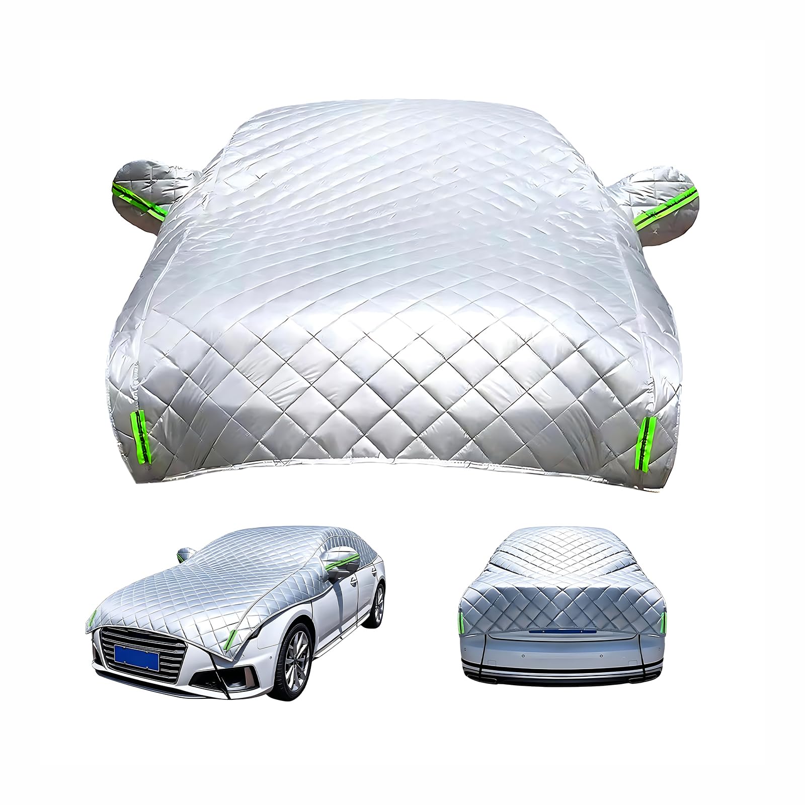 Telo Copriauto Antigrandine per Citroen C4 Cactus 2014-2020,Telo Copri Auto Esterni,Mezza Copertura per Macchina Impermeabile Antigrandine Protezione Per Tutte Le Stagioni Mb295
