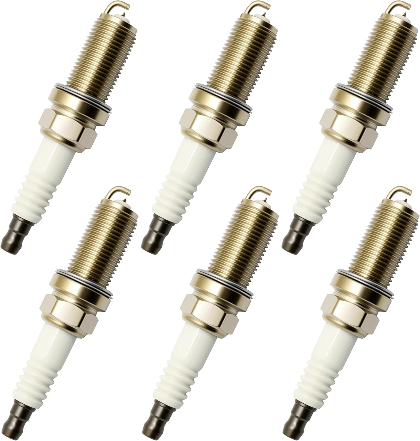 ILFR6G-E 4212 Iridium Spark Plugs Compatible with Mercury Verado L6 200-400 HP Outboard Engines 400R Boat (6Pcs)