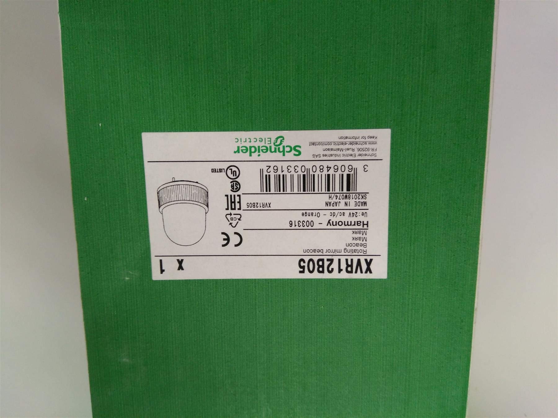 Girophare LED orange 24V ø120mm pour la signalisation des véhicules industriels