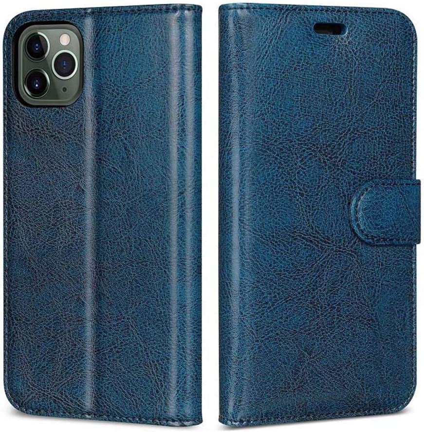 Étui en cuir véritable iPhone 11 Pro Max : la protection élégante à clapet magnétique