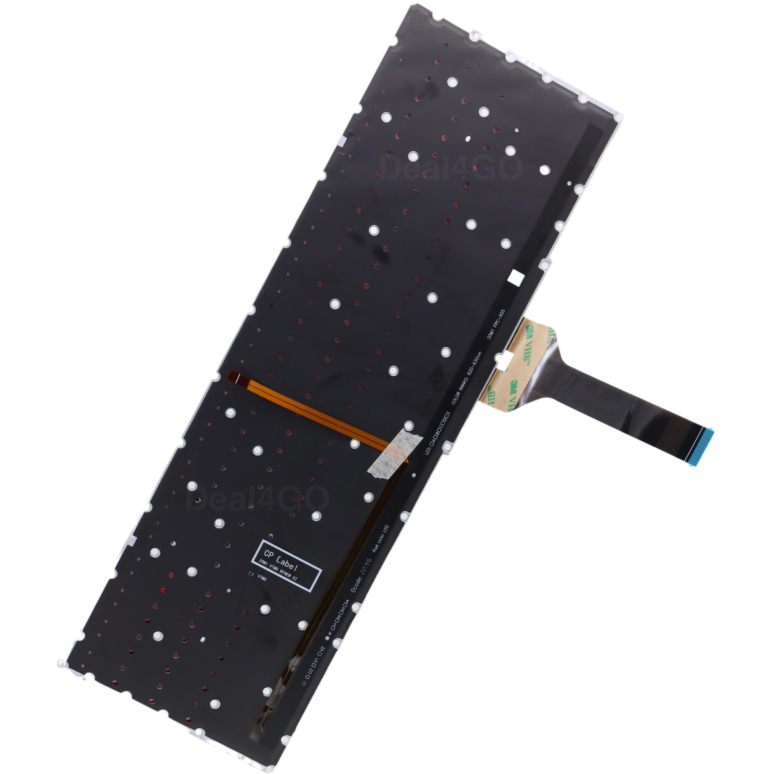 Amazon.com: Deal4GO RGB Colorful Backlit Keyboard Replacement for